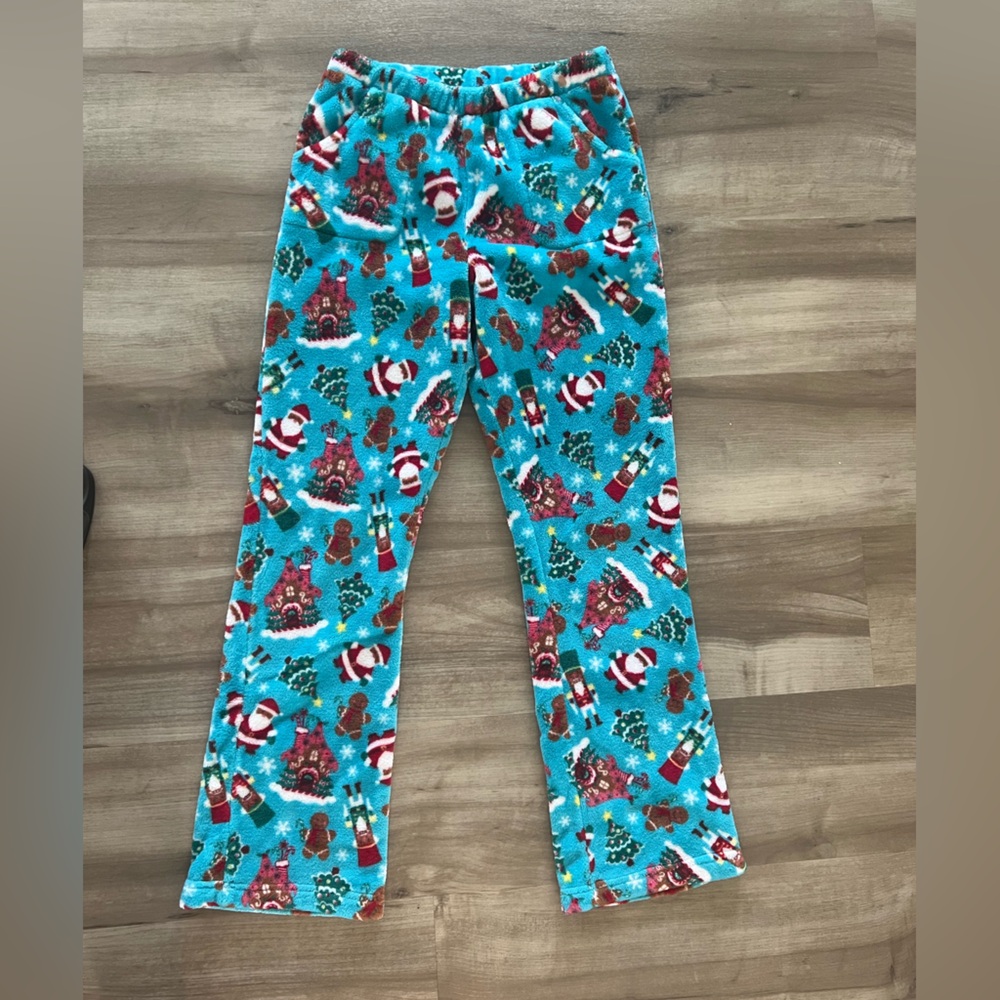 Fleece Santa Pajama Pants